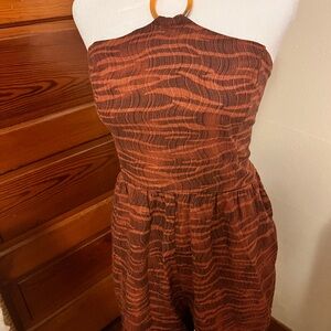 Old Navy Brown Patterned Jumpsuit